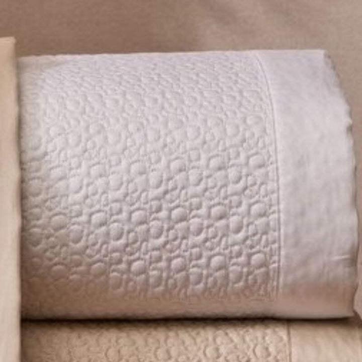Estella Coverlet Bedding Style Bovi White Twin 