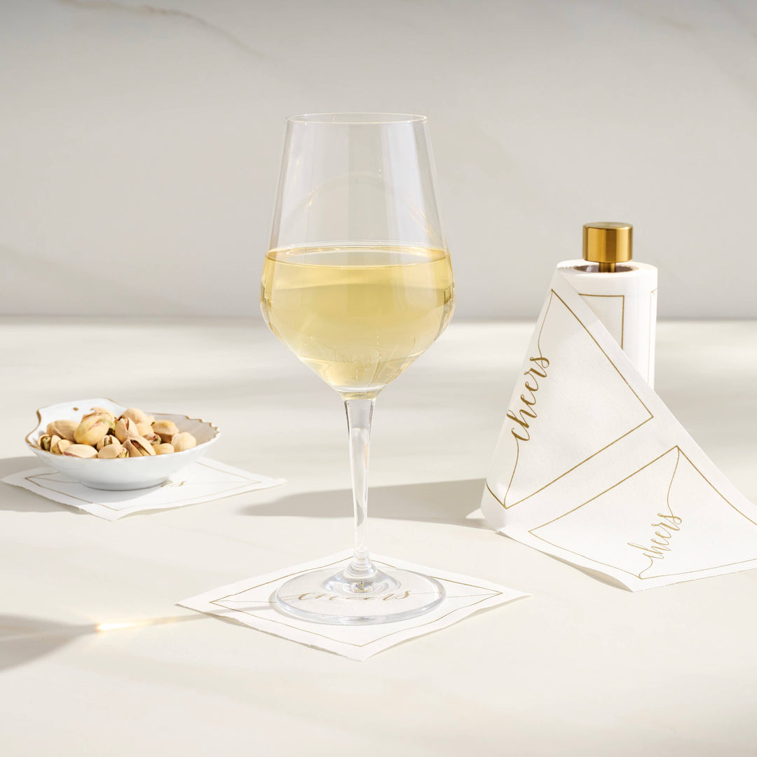 Exclusive Cocktail Napkin Stand in Gold Table Theory (Formerly Toasting with Tara) 