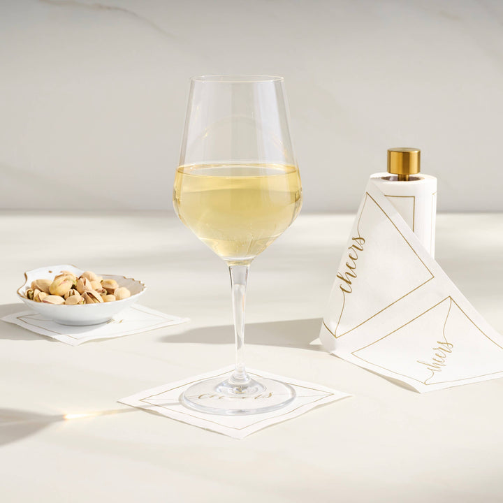 Exclusive Cocktail Napkin Stand in Gold Table Theory (Formerly Toasting with Tara) 