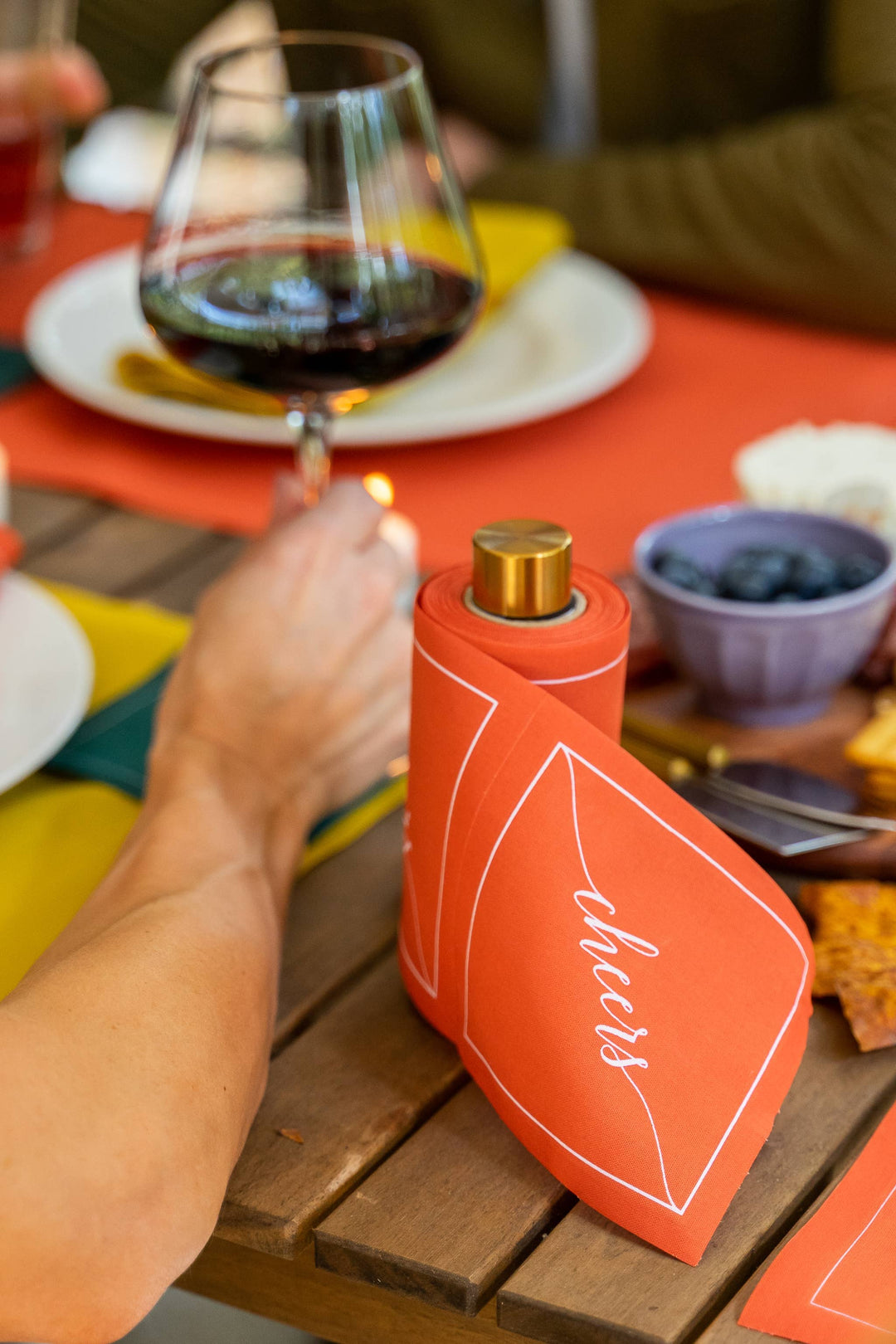 Exclusive Cocktail Napkin Stand in Gold Table Theory (Formerly Toasting with Tara) 