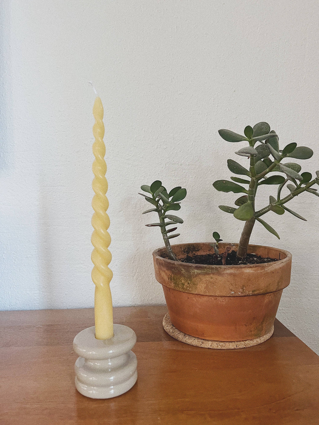 Extra long spiral taper candles Whiskey + Wine 