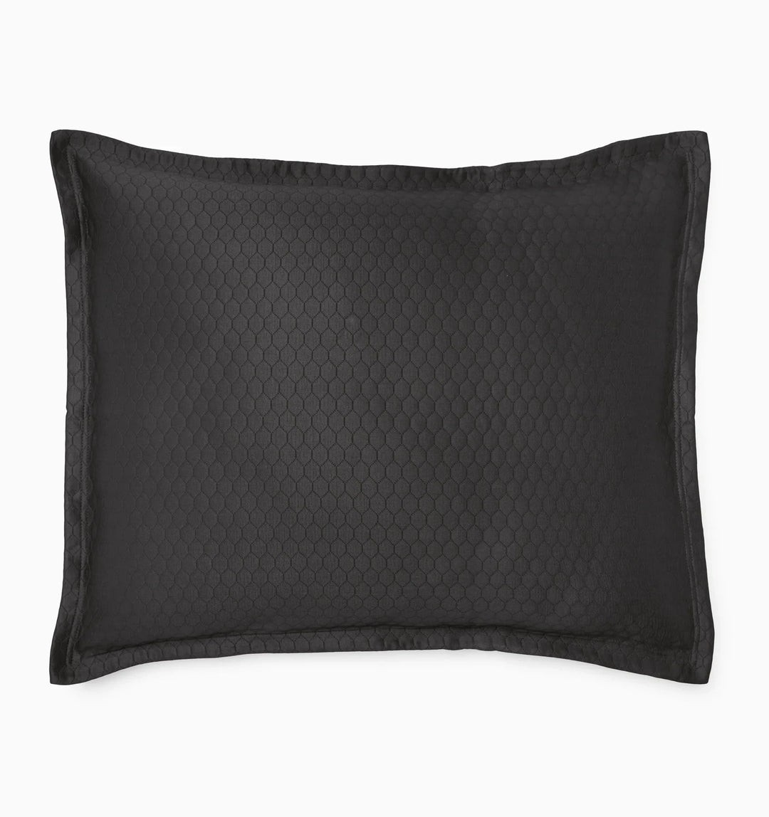 Favo Sham Bedding Style Sferra Charcoal Euro 