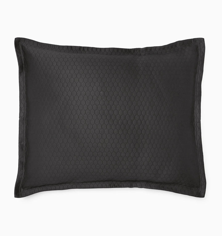 Favo Sham Bedding Style Sferra Charcoal Euro 