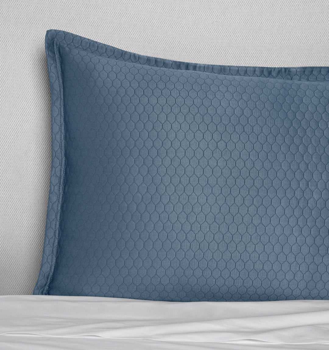 Favo Sham Bedding Style Sferra Delft Euro 