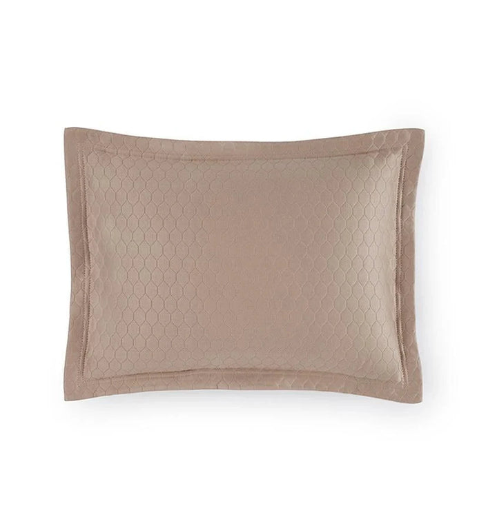 Favo Sham Bedding Style Sferra Latte Euro 