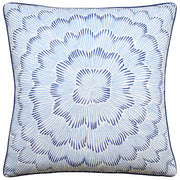 Feather Bloom 22" Pillow Decorative Pillow Ryan Studio Two Blues 