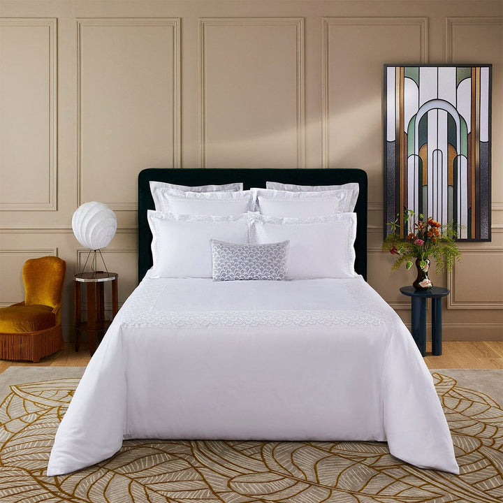 Festons Flat Sheet Bedding Style Yves Delorme 