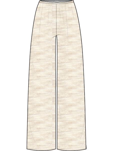 Fine Gauge Sweater Pant Loungewear Eberjey Small Almond Heather 