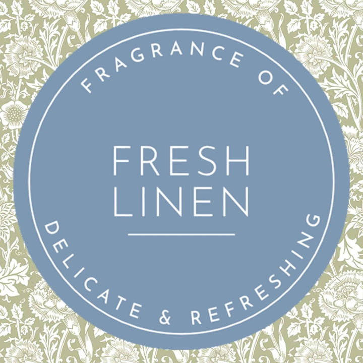 FRESH LINEN SCENTED Drawer Liners in SAGE GREEN William Morris Design The Master Herbalist 