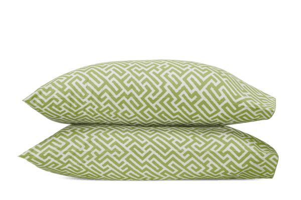 Gabriel Pillowcase- Pair Bedding Style Matouk Grass Standard 