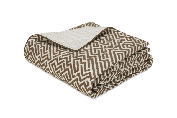 Gabriel Quilt Bedding Style Matouk Mocha Twin 