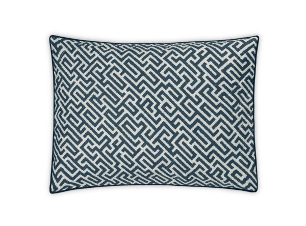 Gabriel Quilted Sham Bedding Style Matouk Indigo Quilted Boudoir 