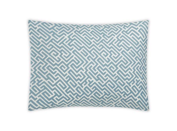 Gabriel Sham Bedding Style Matouk Stony Blue Boudoir 