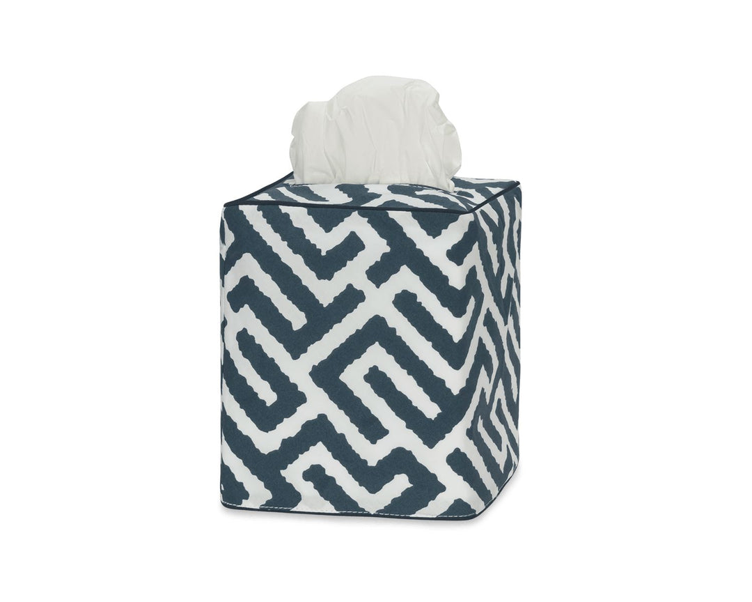 Gabriel Tissue Box Cover Bath Accessories Matouk Indigo 