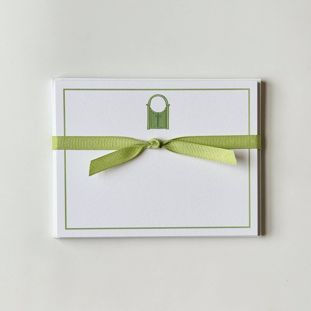 Garden Gate - Flat Note Cards Georgetown Paperie 