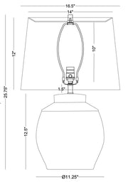 Genoa Table Lamp Lighting Flow Decor 