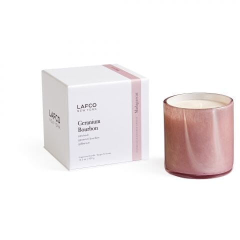 Geranium Bourbon Candle Candle LAFCO NY 