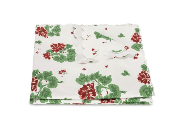 Geranium Fitted Sheet Bedding Style Matouk 