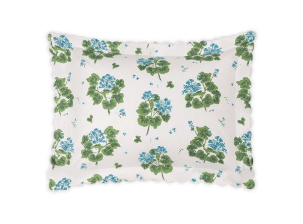 Geranium Sham Bedding Style Matouk Blue Boudoir 