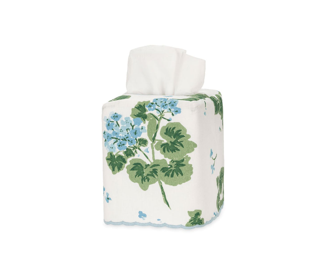 Geranium Tissue Box Cover Bath Accessories Matouk 