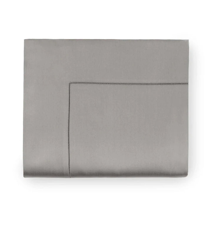 Giotto Flat Sheet Bedding Style Sferra GREY King 