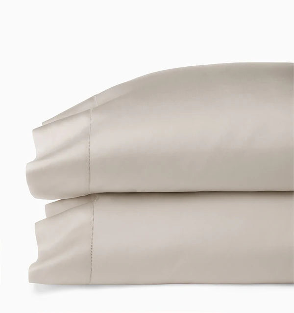 Giotto King Pillowcases - pair Bedding Style Sferra BONE 