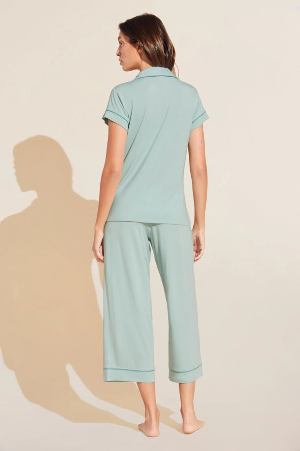Gisele Short Sleeve Crop PJ Set Sleepwear Eberjey 