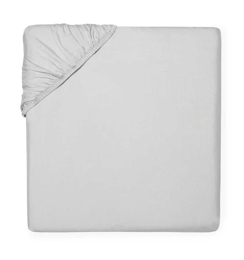 Giza 45 Percale Fitted Sheet Bedding Style Sferra Tin Cal King 
