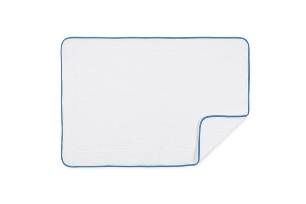 Giza Tub Mat Bath Linens Matouk Cadet Blue 