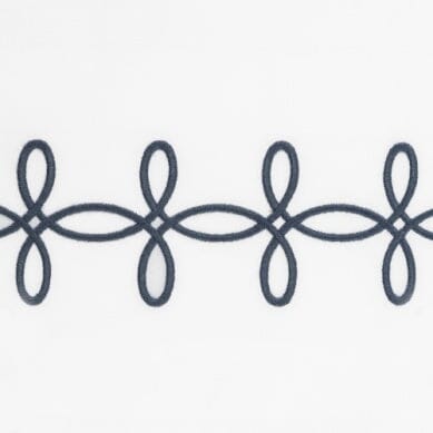 Gordian Knot Flat Sheet Bedding Style Matouk Baltic Full/Queen 