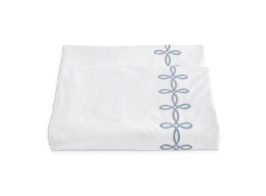 Gordian Knot Flat Sheet Bedding Style Matouk Wedgewood Full/Queen 