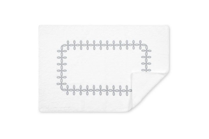 Gordian Knot Tub Mat Bath Linens Matouk Silver 