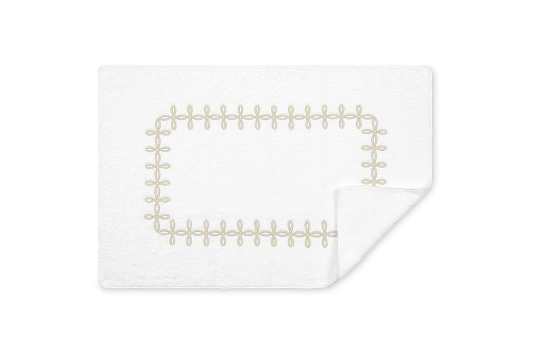 Gordian Knot Tub Mat Bath Linens Matouk Truffle 