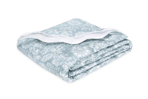 Granada Twin Quilt Bedding - Shams Matouk Hazy Blue 