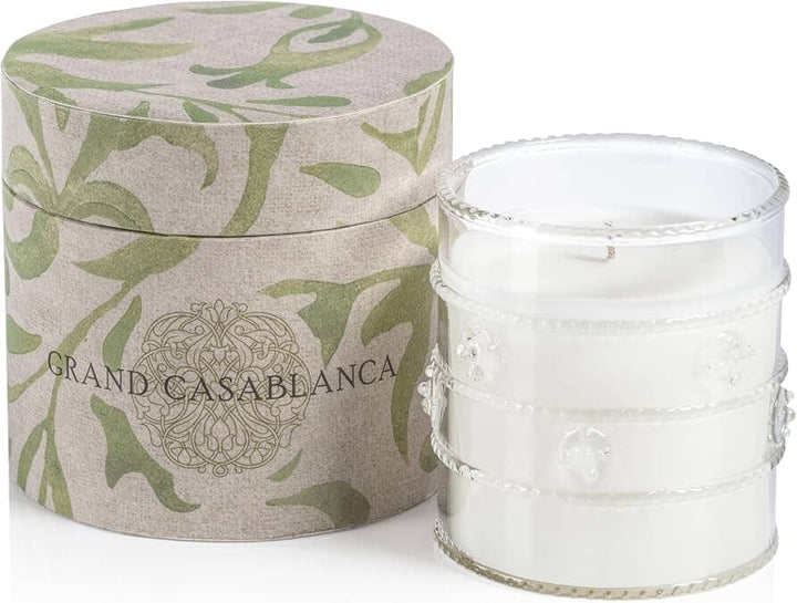Grand Casablanca Candle - Water Lotus Home Fragrance Zodax 