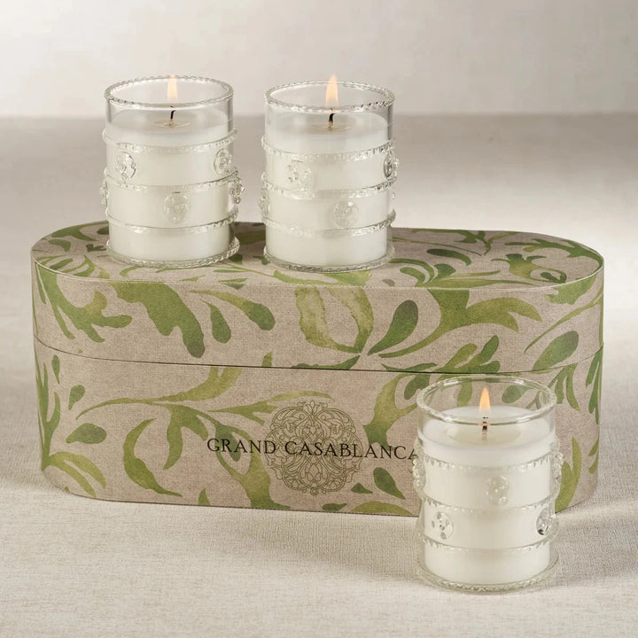 Grand Casablanca Candle - Water Lotus Home Fragrance Zodax 