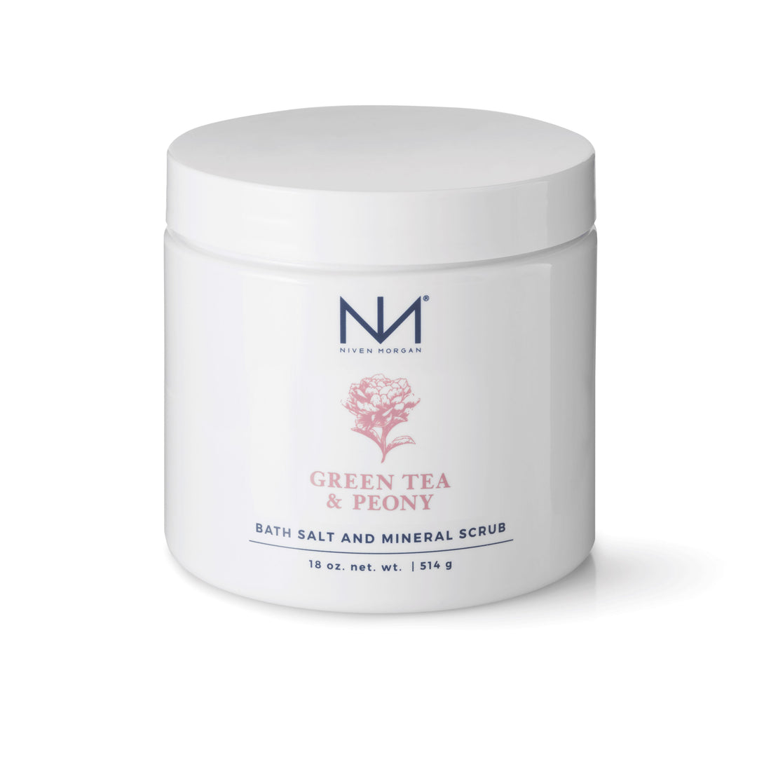 GREEN TEA & PEONY - Bath Salts NIVEN MORGAN 