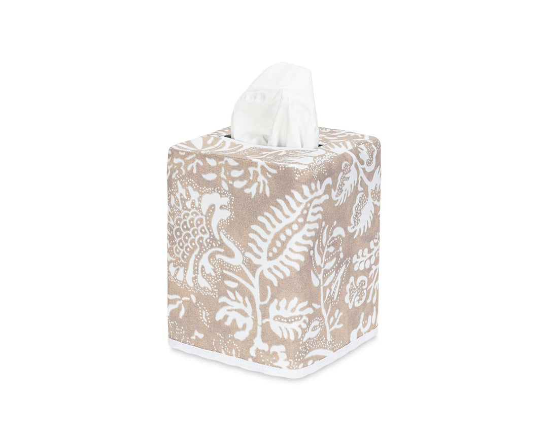 Grenada Tissue Box Cover Bath Accessories Matouk Dune 