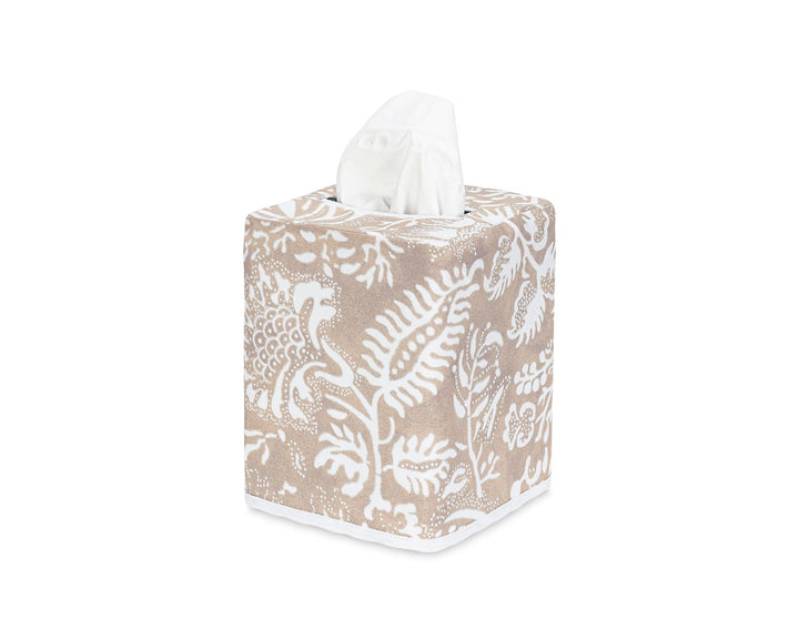 Grenada Tissue Box Cover Bath Accessories Matouk Dune 