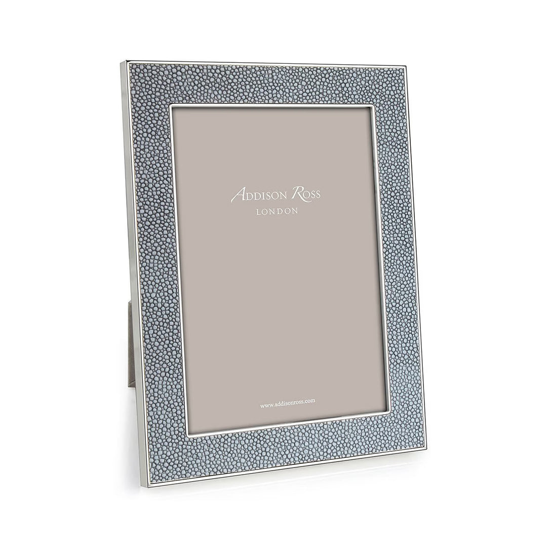 Grey Shagreen and Silver 5x7 Frame Gifts Addison Ross 