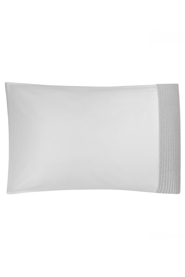 Herron King Pillowcases - pair Bedding Style Bovi Silver 