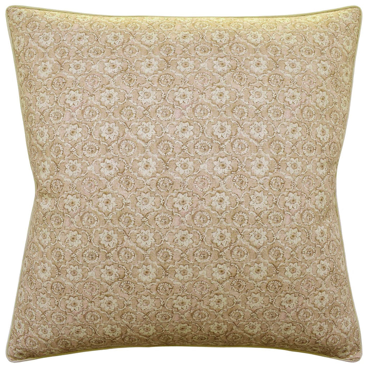 Holly Trellis Pillow Decorative Pillow Ryan Studio Beige 22x22 
