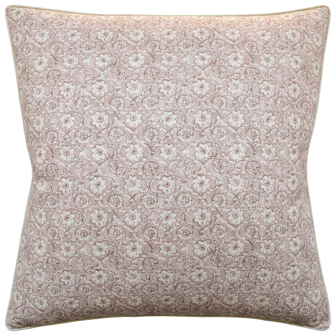 Holly Trellis Pillow Decorative Pillow Ryan Studio Blush 22x22 