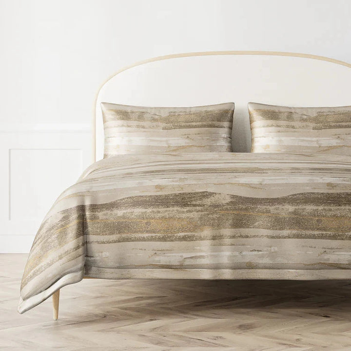 Horizon Duvet Cover Bedding Style Ann Gish Smoke King 