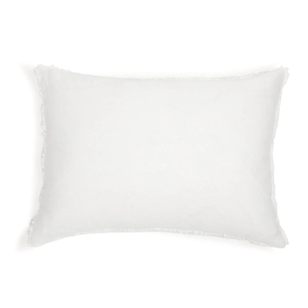 Hunter Big Pillow with Insert Bedding Style Pom Pom at Home White 