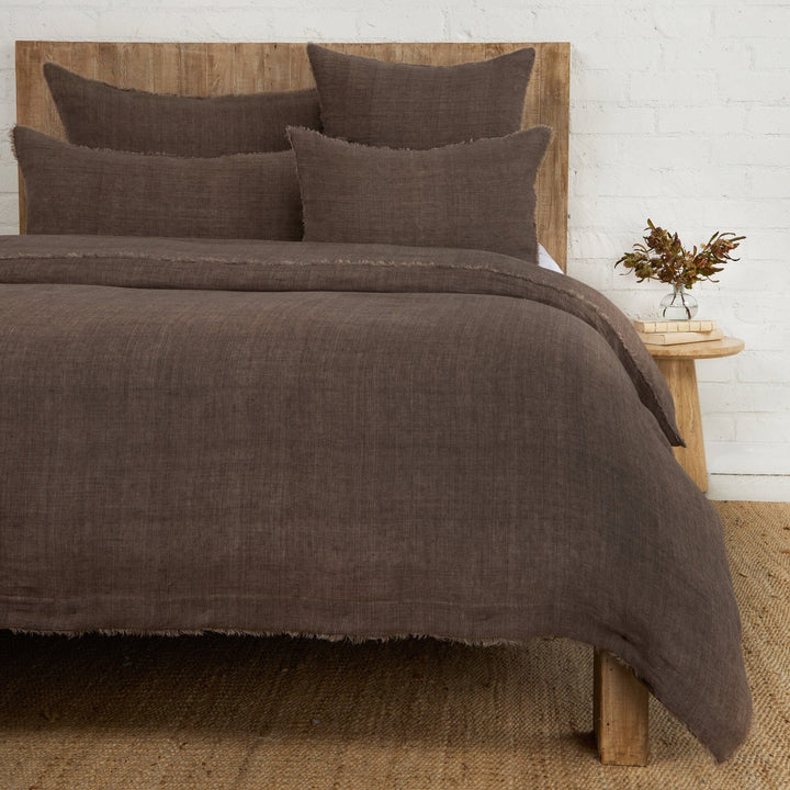 Hunter Sham Bedding Style Pom Pom at Home Walnut Standard 