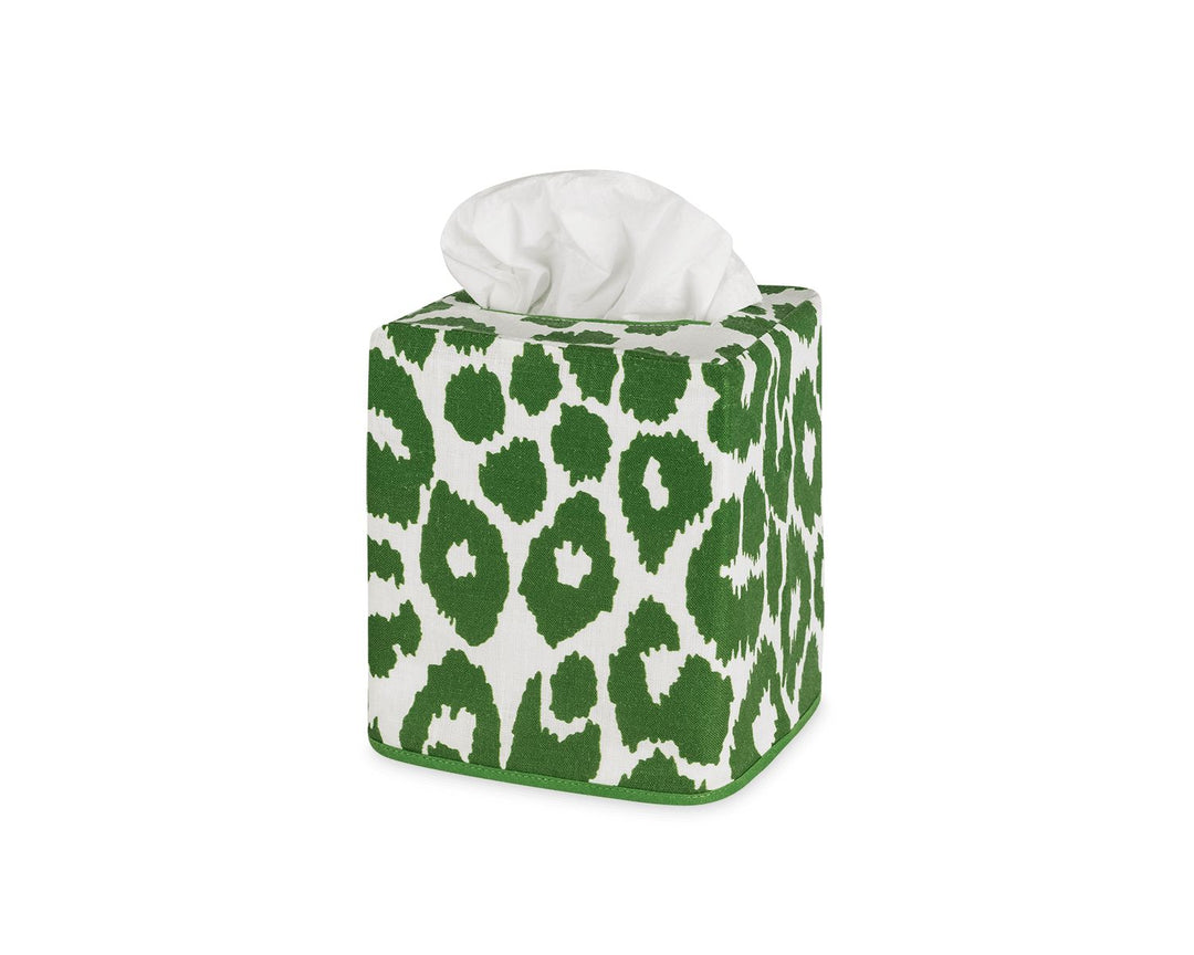 Iconic Leopard Tissue Box Cover Bathroom Accessories Matouk 