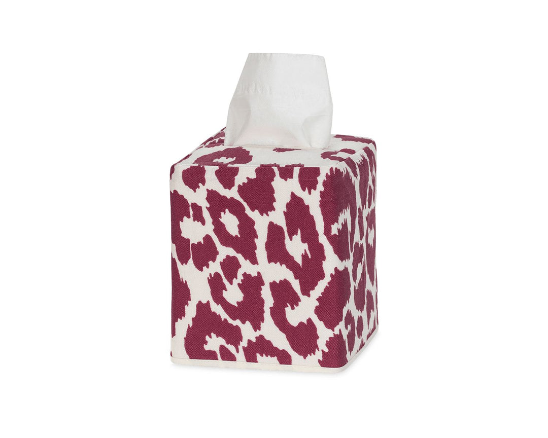 Iconic Leopard Tissue Box Cover Bathroom Accessories Matouk 