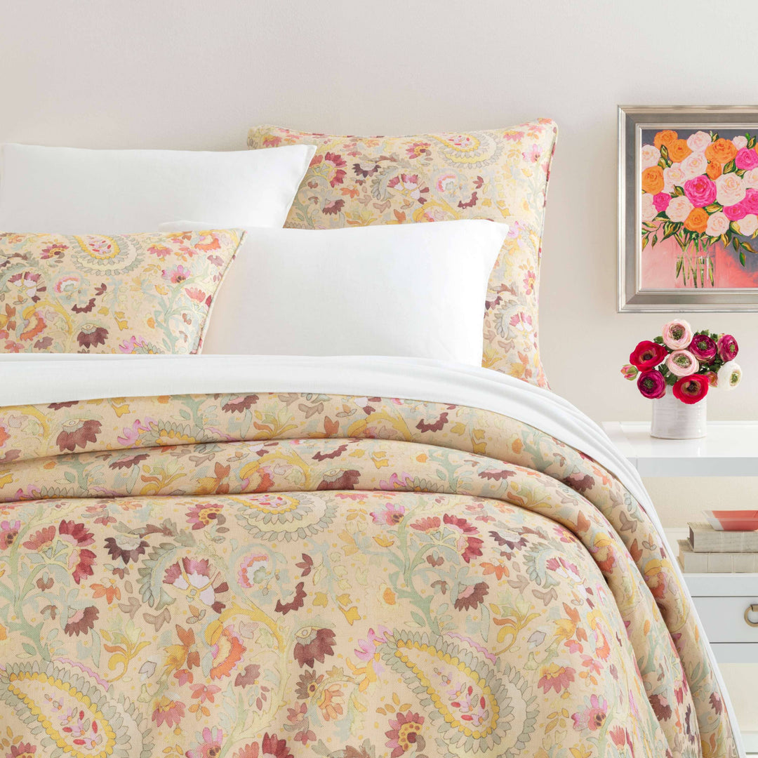 Ines Linen Twin Duvet Cover Bedding Style Pine Cone Hill Linen