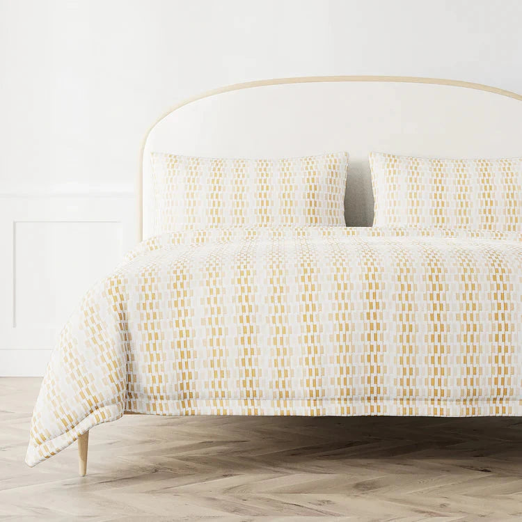 Ingot Duvet Cover Bedding Style Ann Gish Gold King 